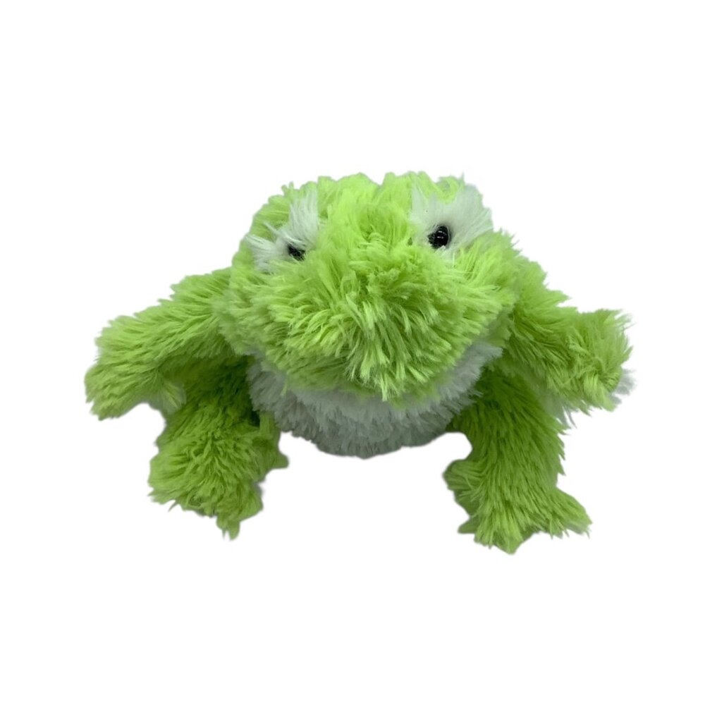Green Frog Junior Warmies Plush Stuffed Animal Toy 7” Microwavable